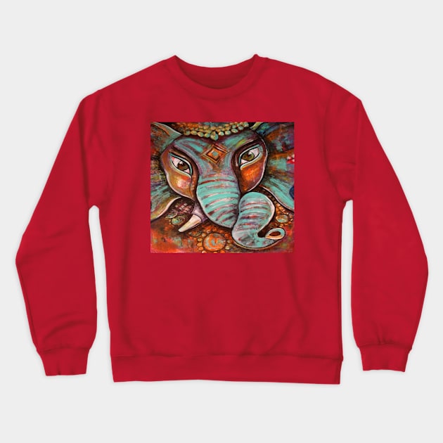 Elephant Joy Crewneck Sweatshirt by Heartsake